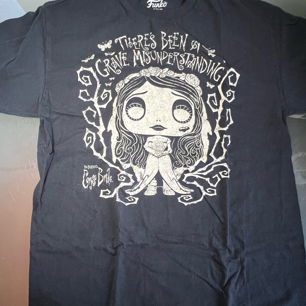 Funko Black Graphic T-Shirt Corpse Bride